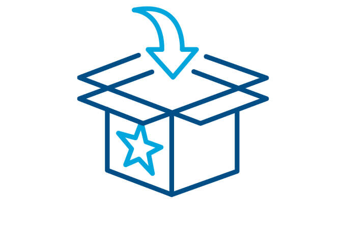 Icon Flexible Bestellmöglichkeiten, auch für Sonderartikel