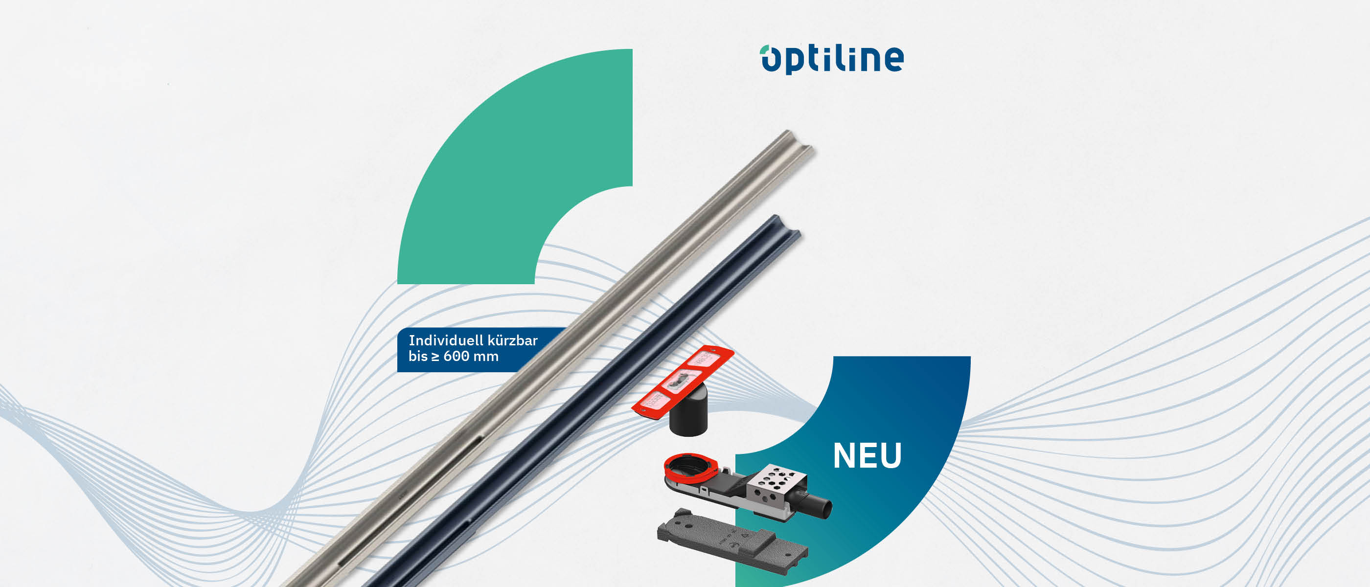 Newsbanner Optiline Rinnenprofil Drainway - neu