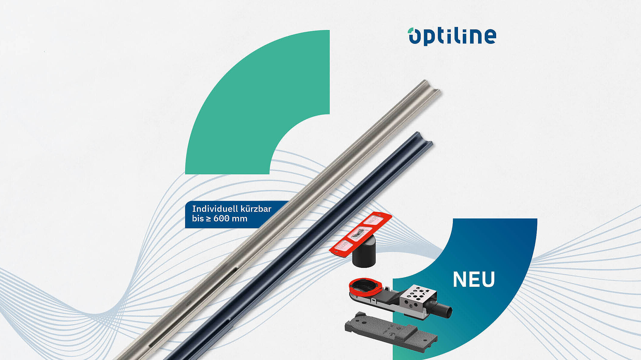 Newsbanner Optiline Rinnenprofil Drainway - neu