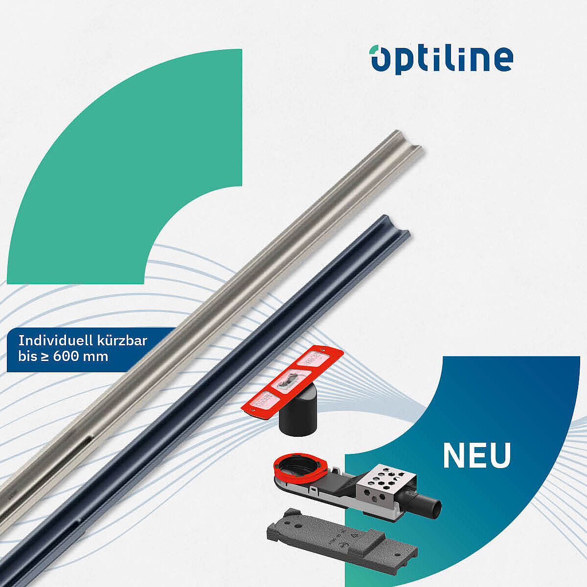 Newsbanner Optiline Rinnenprofil Drainway - neu