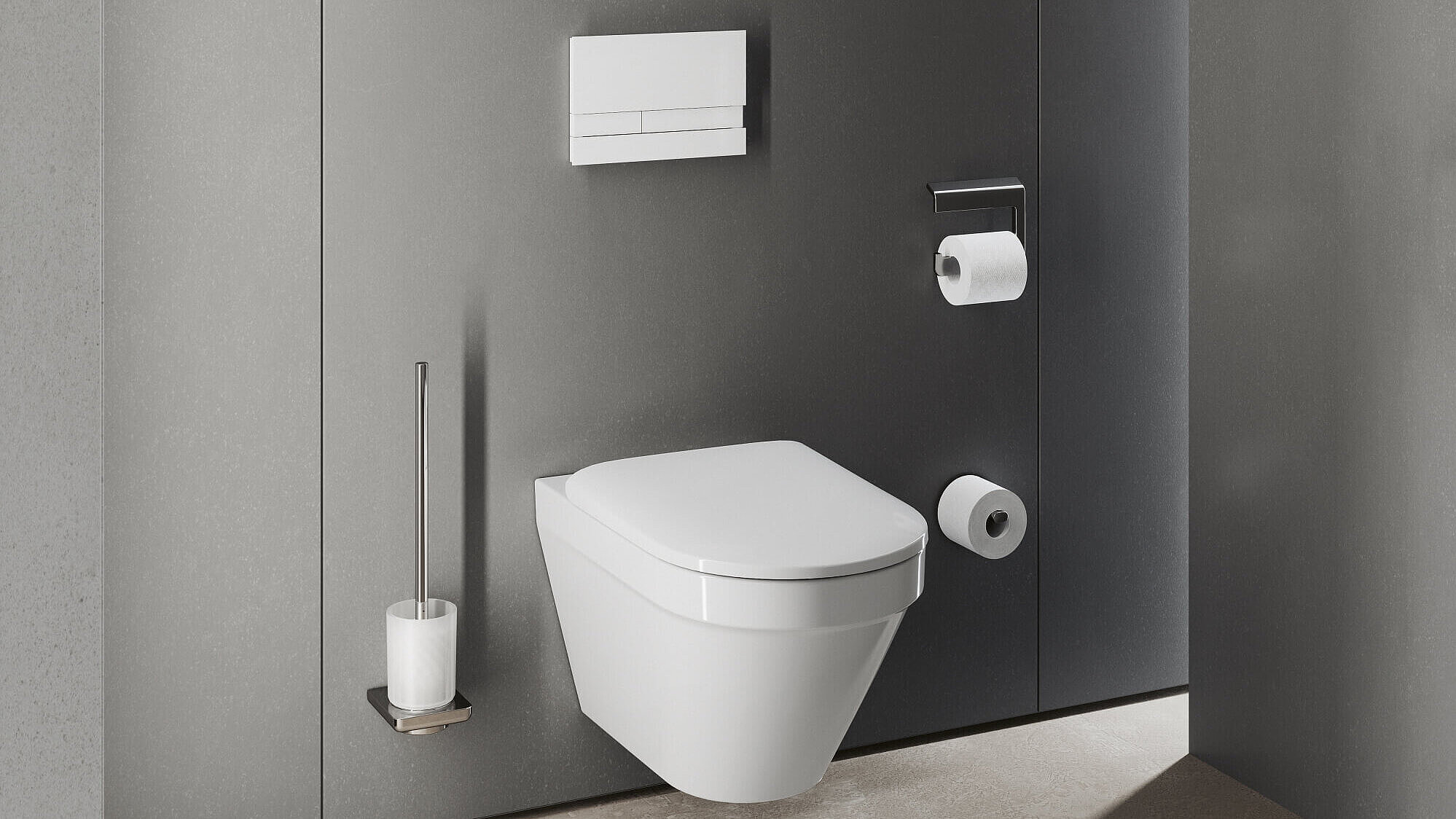 FOR MyStyle WC wandhängend Accessoires chrom