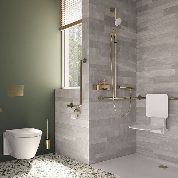 Barrierefreies Bad mit HEWI System 900