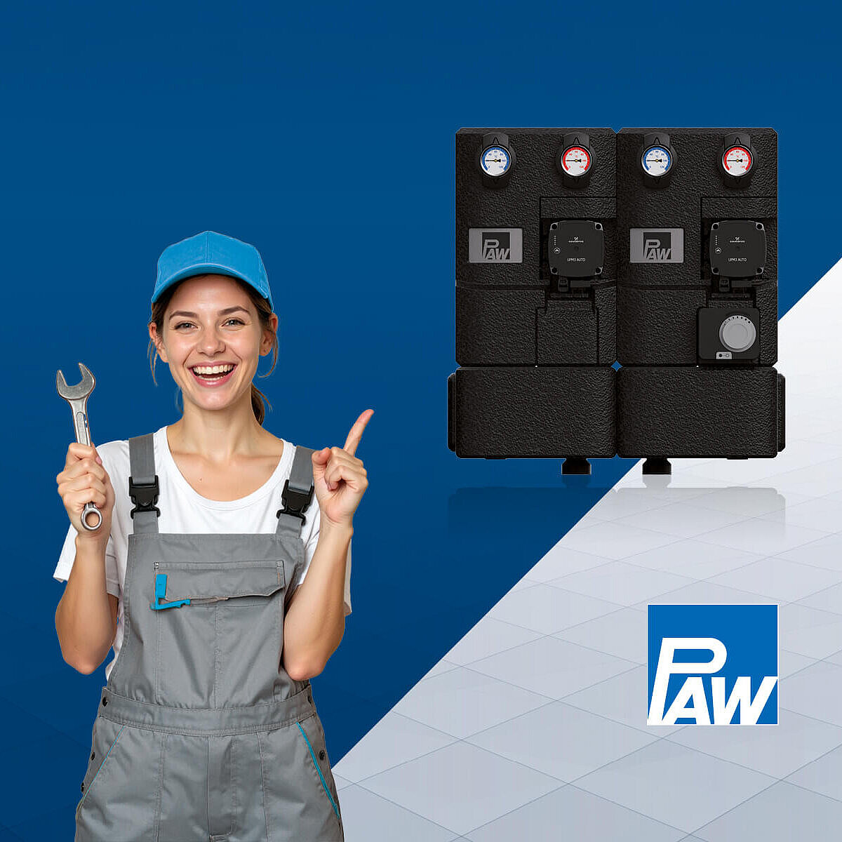 Newsbanner Die neue PAW HeatBloC® ECom Heizkreisserie