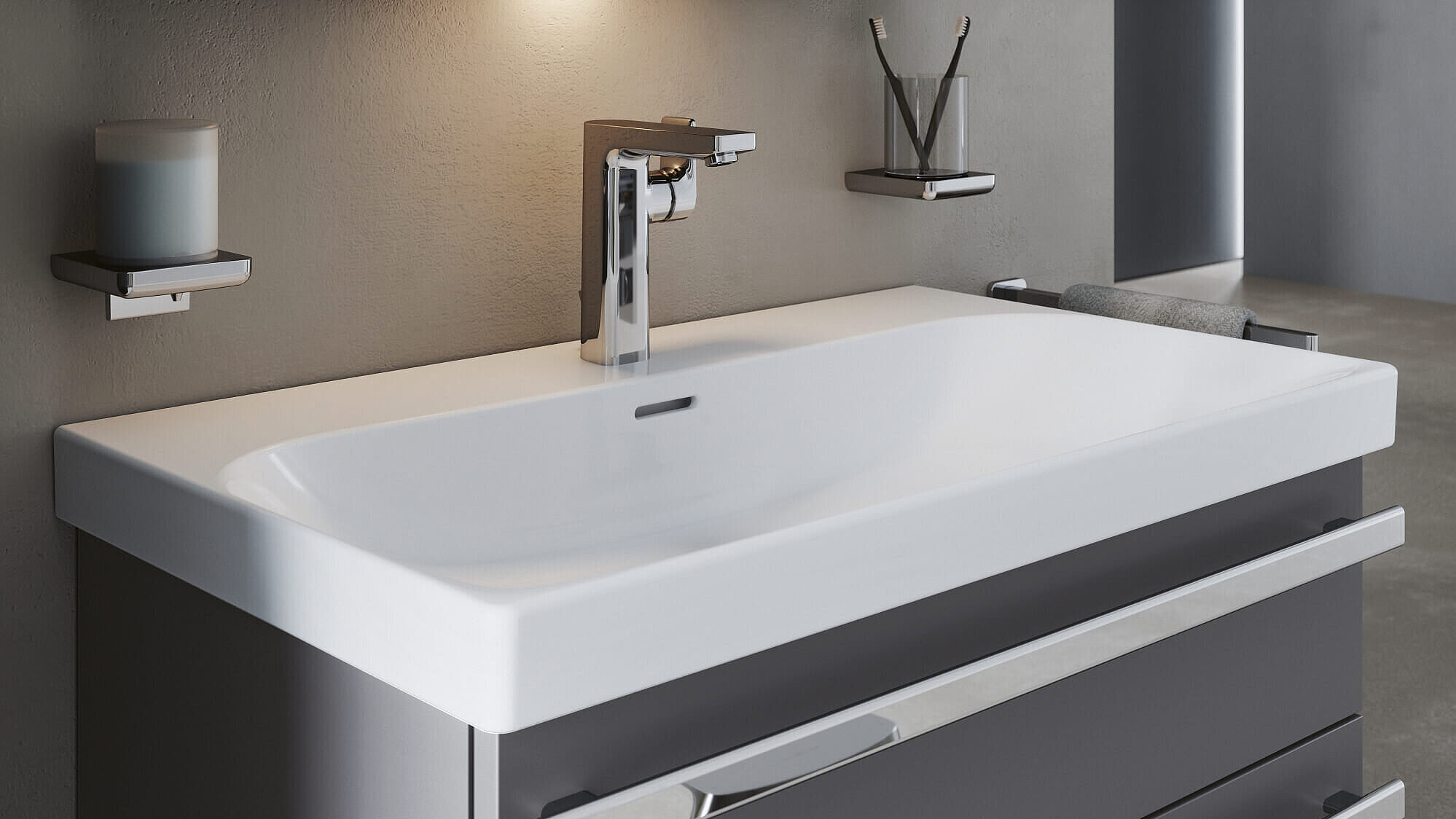 FOR MyStyle Aufsatzbecken Waschtischarmatur Accessoires chrom