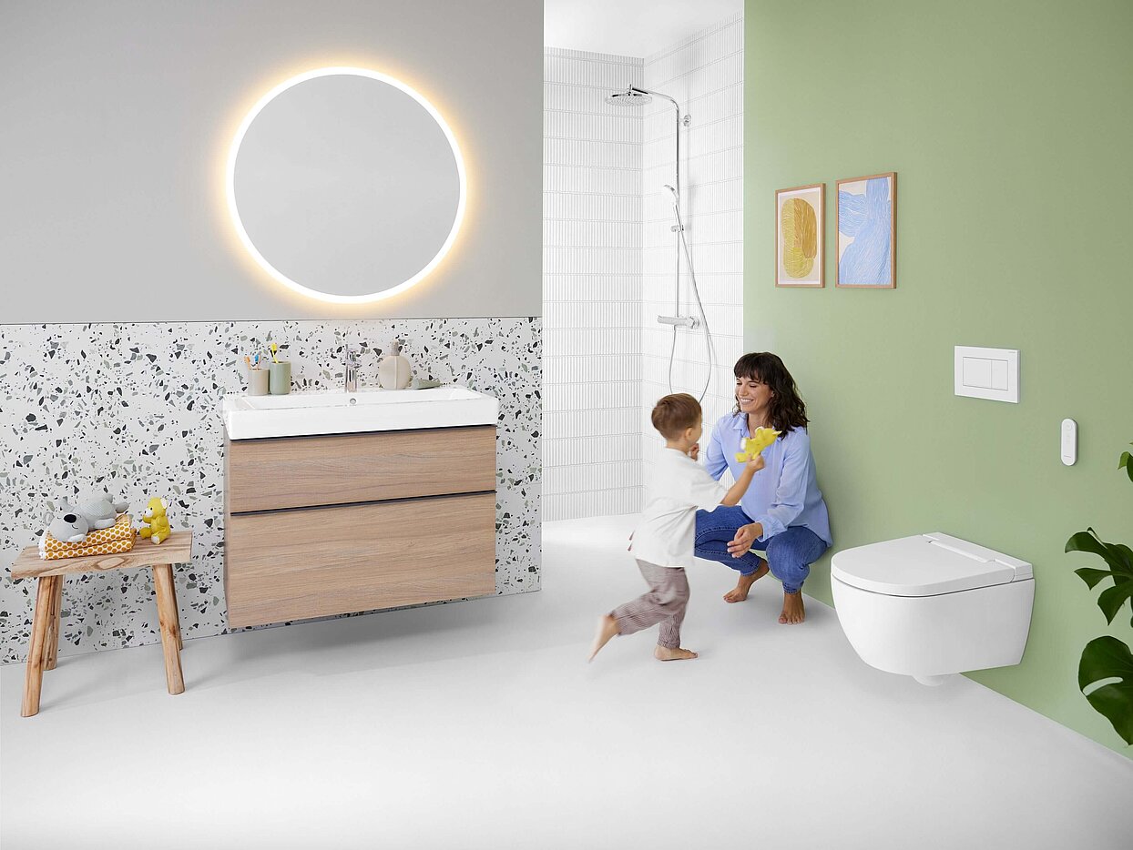 Geberit / Badserie Geberit iCon, Geberit Option, AquaClean Alba, Geberit Sigma30