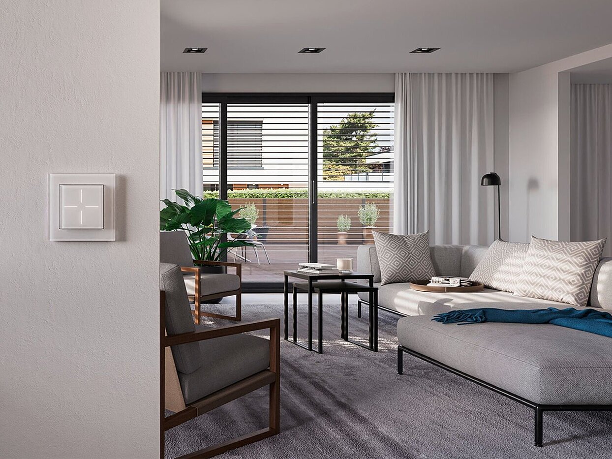 © Homematic IP Homematic IP Wohnzimmer Thermostat