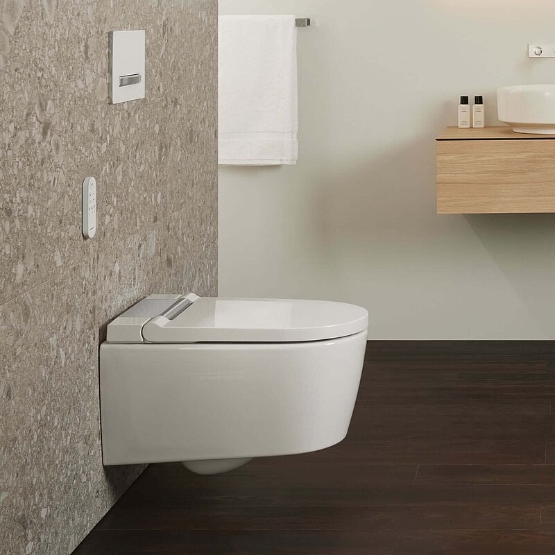 © Geberit / Badserie Geberit ONE, Geberit VariForm und Geberit AquaClean Sela
