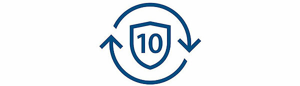 10 Jahre Nachkaufgarantie