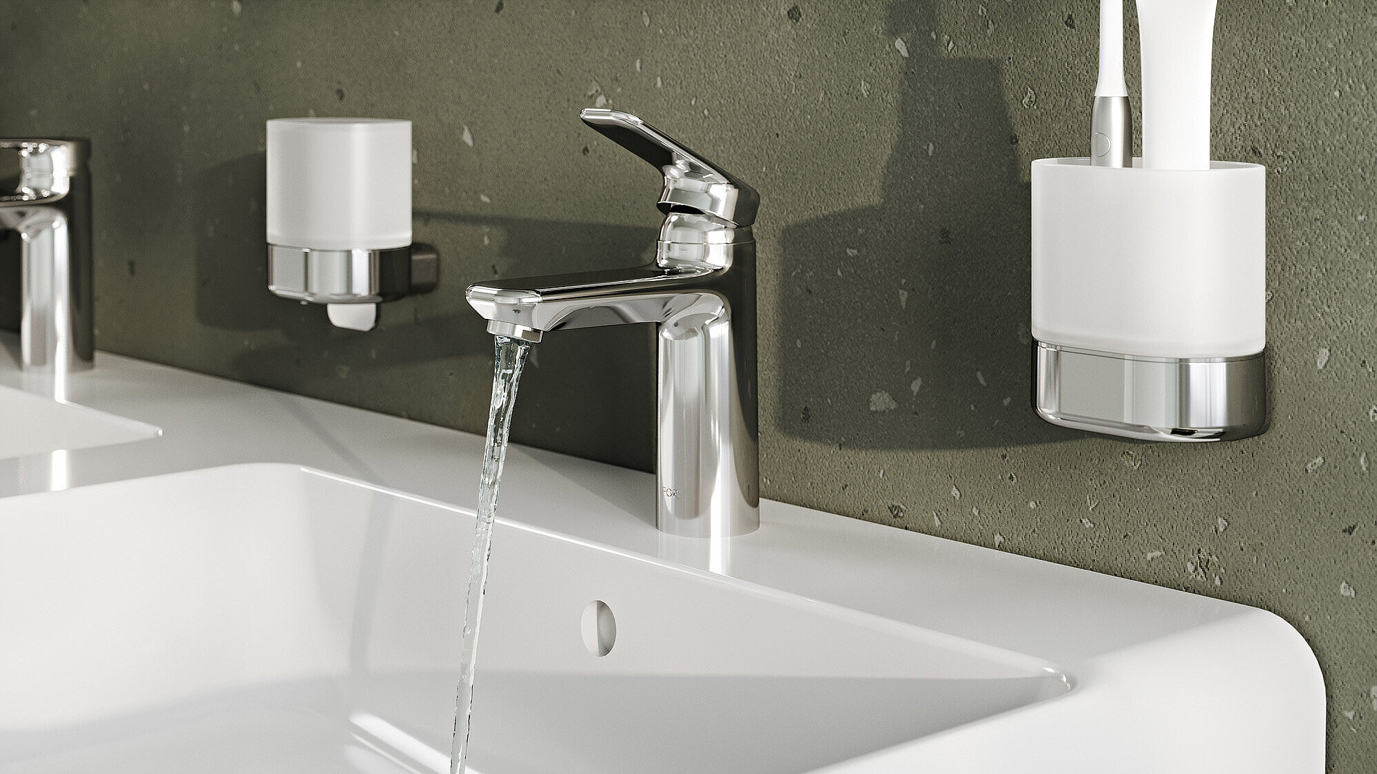 FOR Leano Aufsatzbecken Waschtischarmatur Accessoires chom