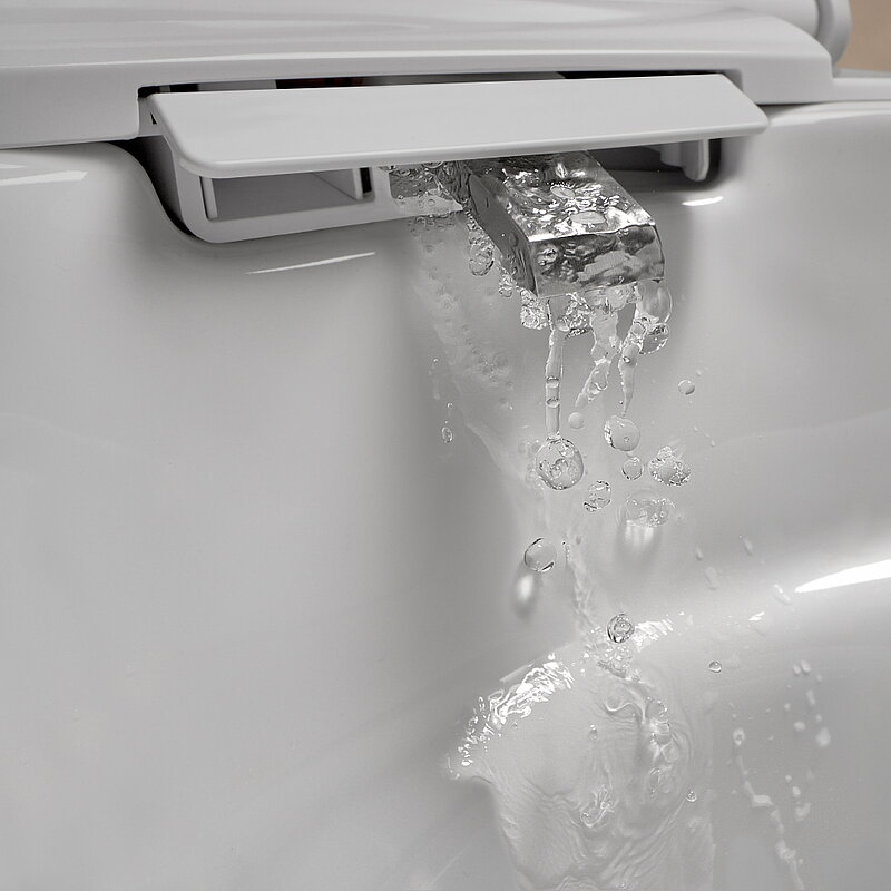 Optiline Smart A Dusch-WC: Einfahren des Duscharms