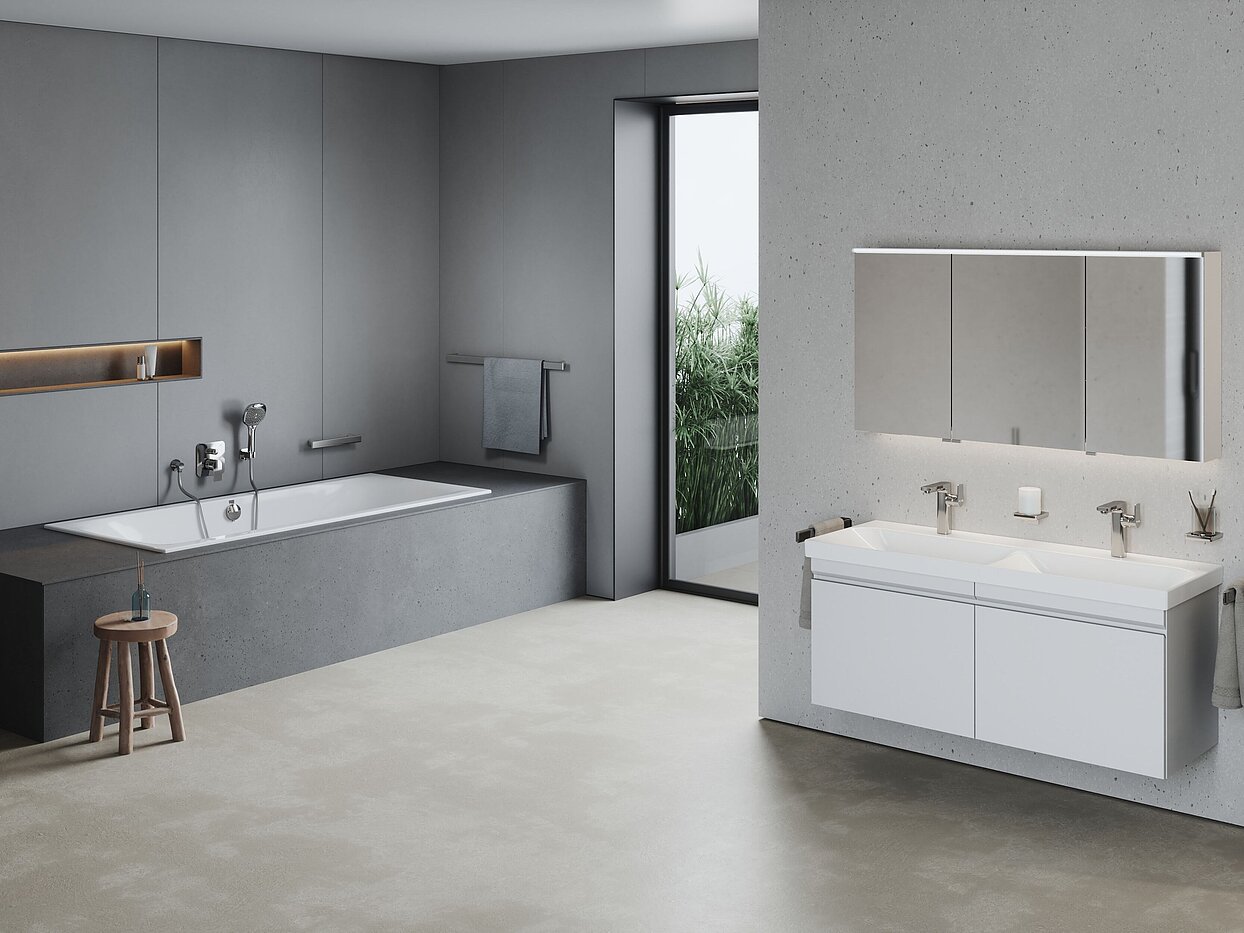 © FOR MyStyle modernes Doppelwaschbecken FOR Badwelt