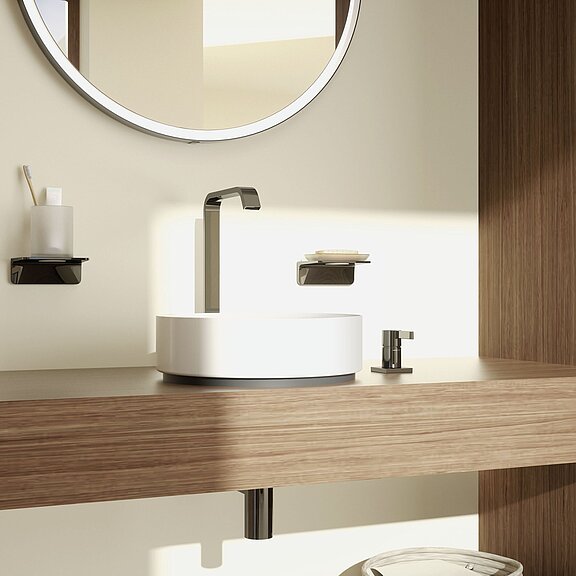 Dornbracht Armaturen IMO chrom dunkel Waschtisch