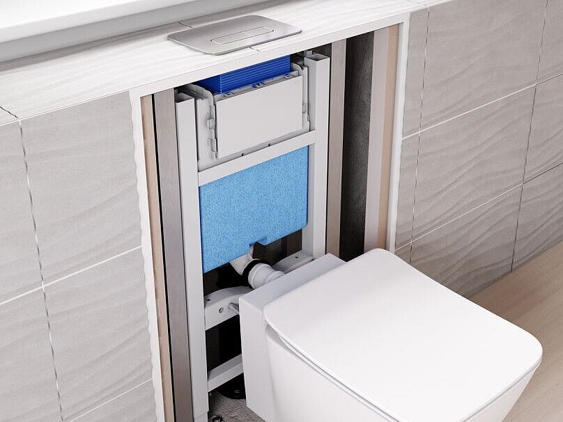 Ideal Standard WC-Element 150 M PROSYS mit montiertem WC