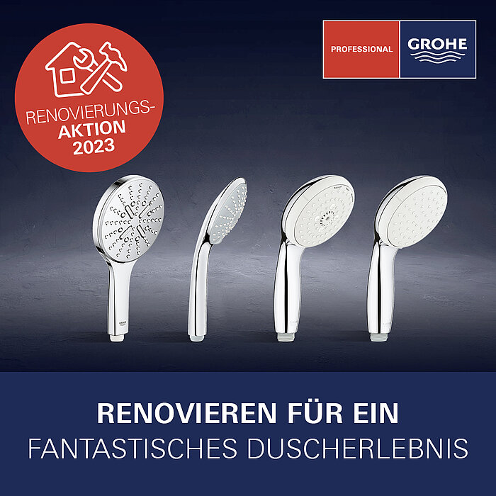 Renovierungsaktion 2023: Renovieren für ein fantastisches Duscherlebnis