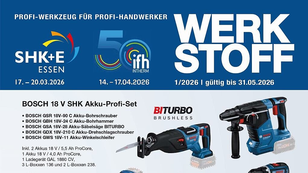 Werkstoff 1/2026 - Aktionsangebote Werkzeug