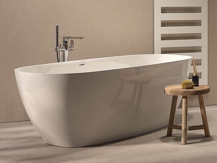 © FOR FOR Bathment 4 freistehende Badewanne Mineralguss