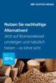 Nutzen Sie nachhaltige Alternativen!