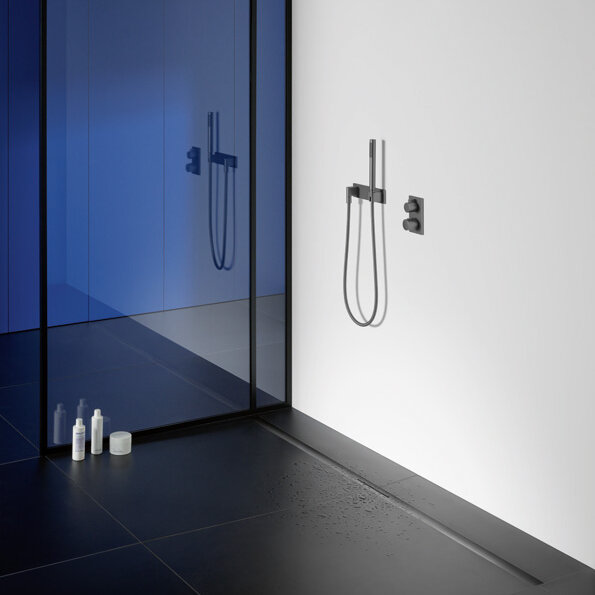 Dusche mit Dallmer Duschrinne CeraFloor