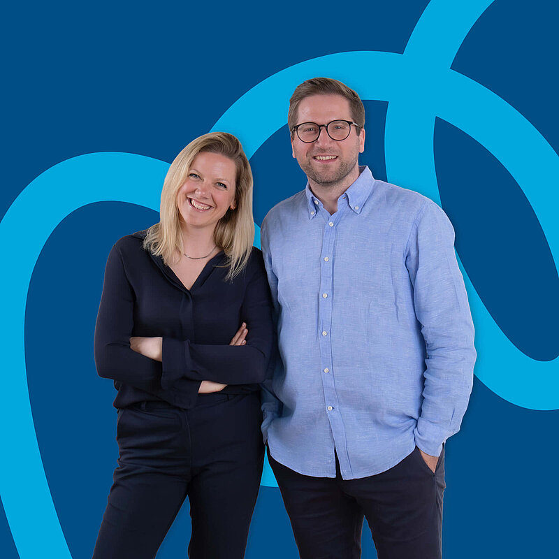 R+F Podcast-Hosts: Marina Prucker, Bene Schellenberger