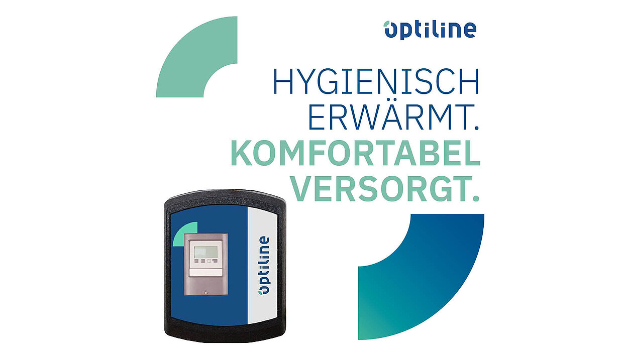 Optiline Frischwasserstation: Hygienisch erwärmt. Komfortabel versorgt.