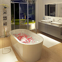 Private Spa, Detailansicht Badewanne