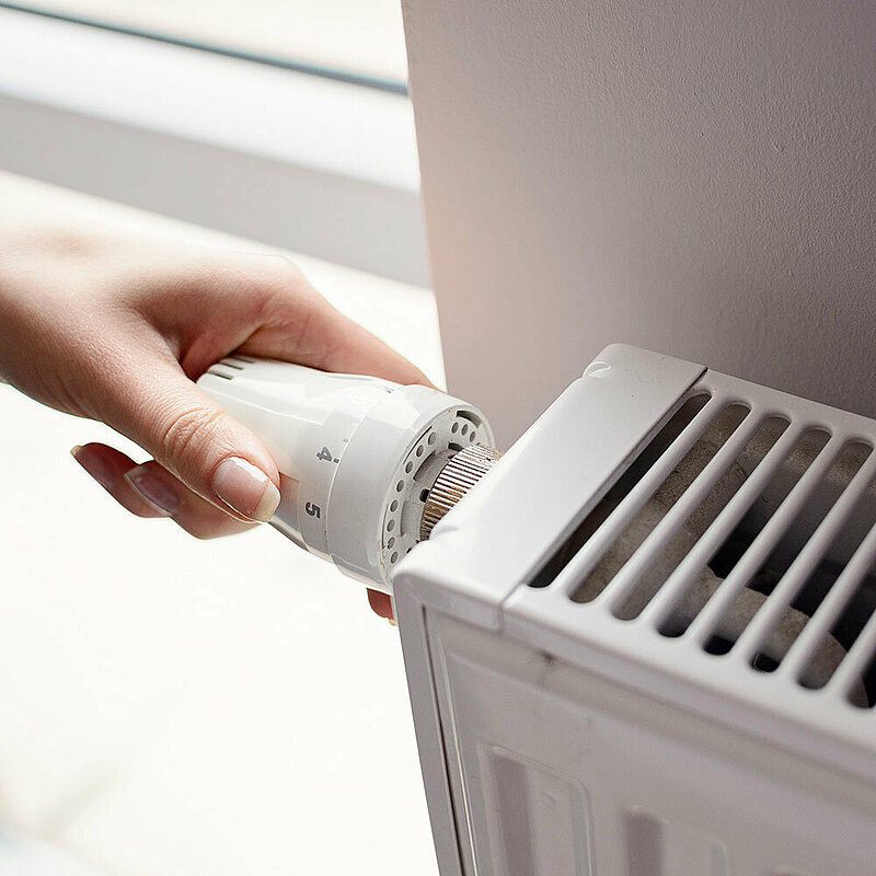Heizkörper mit Thermostat