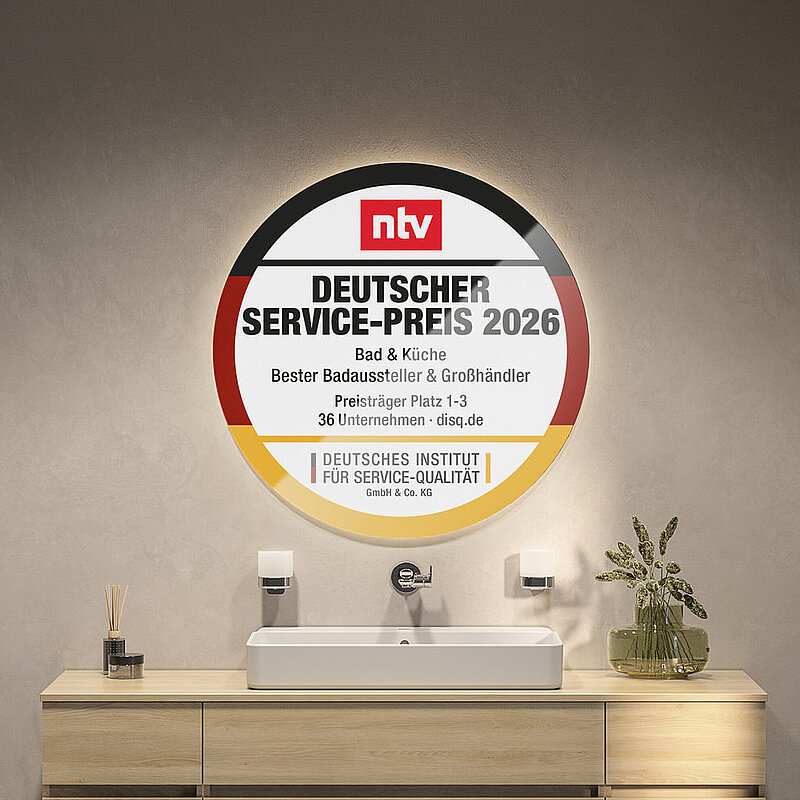 Deutscher Service-Preis 2026 - Preisträger Richter+Frenzel - Bester Badaussteller & Großhändler