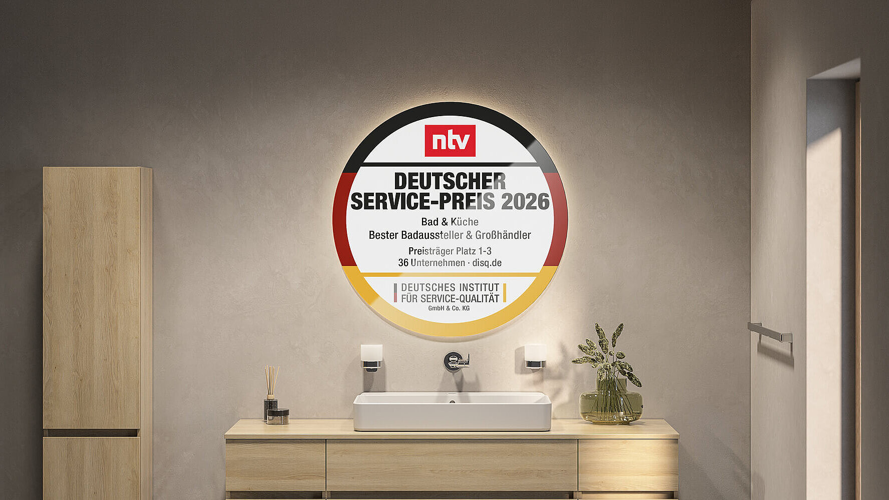 Deutscher Service-Preis 2026 - Preisträger Richter+Frenzel - Bester Badaussteller & Großhändler