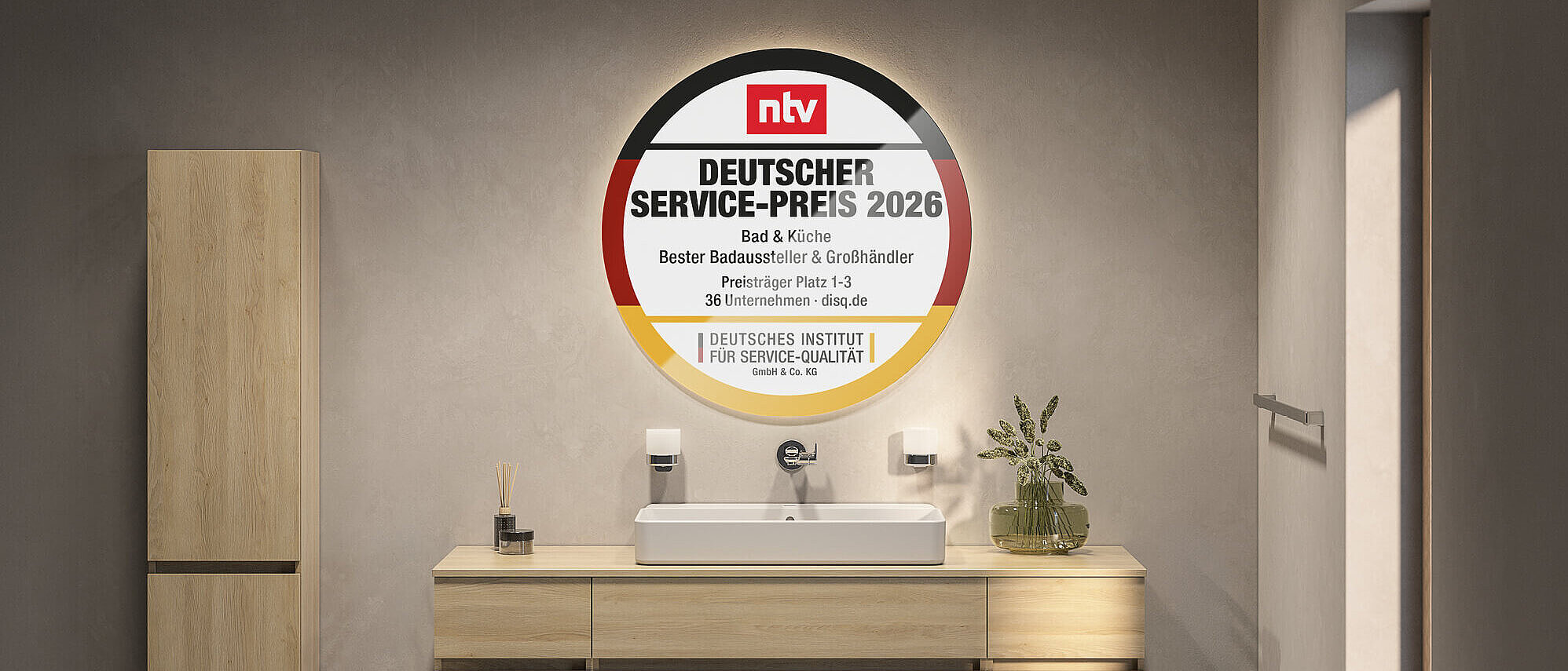 Deutscher Service-Preis 2026 - Preisträger Richter+Frenzel - Bester Badaussteller & Großhändler