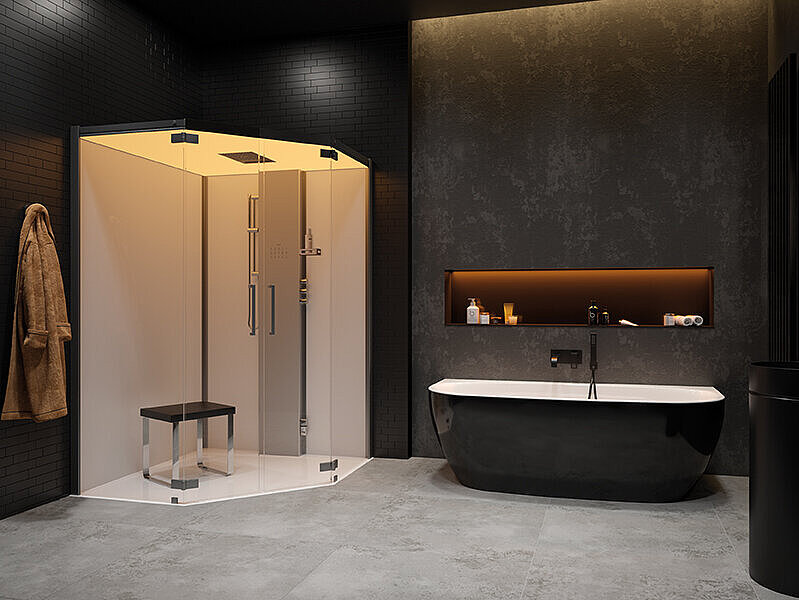 HOESCH 5eck Dusche SensePerience von HOESCH