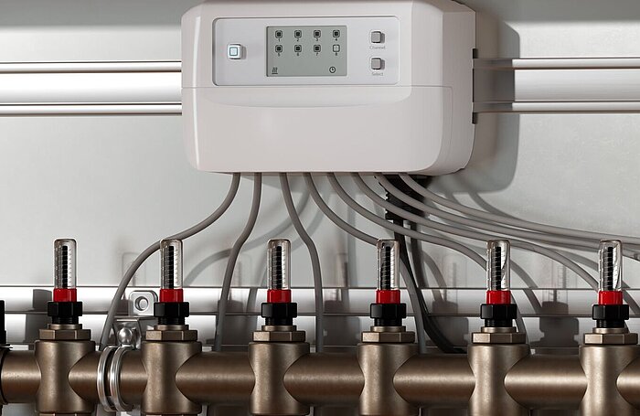 Homematic IP Fußbodenheizung Verteilerstation Detail