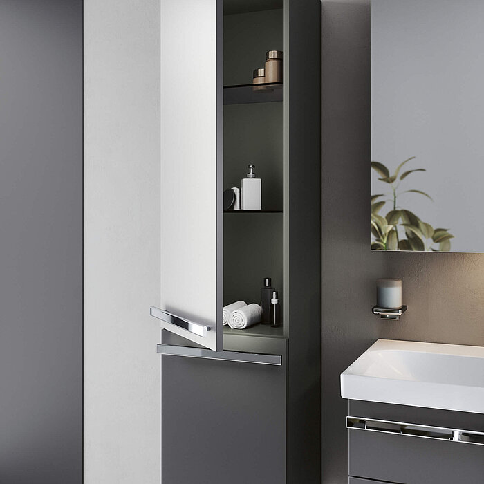 Badmöbel Seitenschrank hoch für das moderne Bad FOR Badwelt