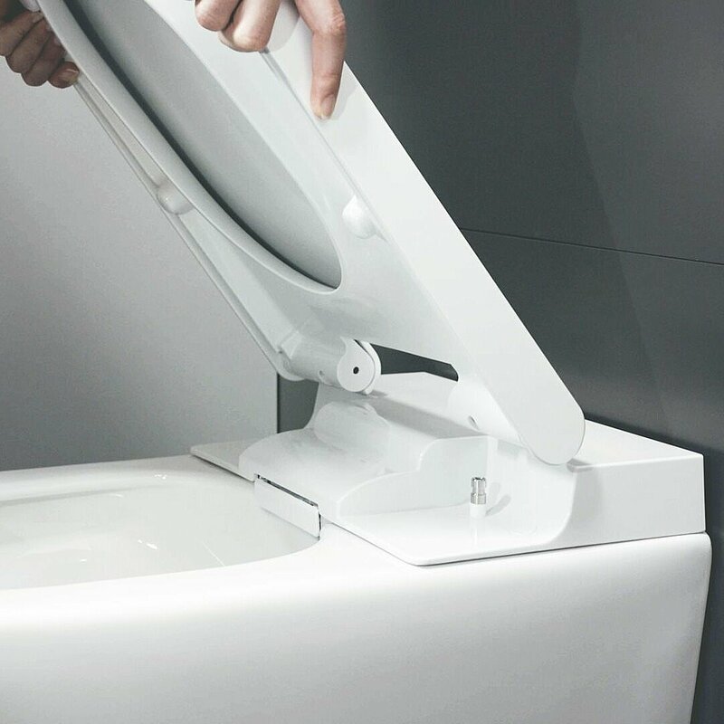Optiline Smart A Dusch-WC: Abnahme des WC-Sitzes