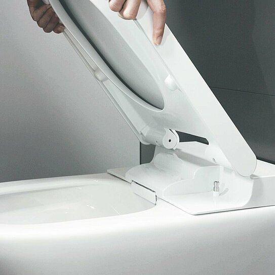 Optiline Smart A Dusch-WC: Abnahme des WC-Sitzes