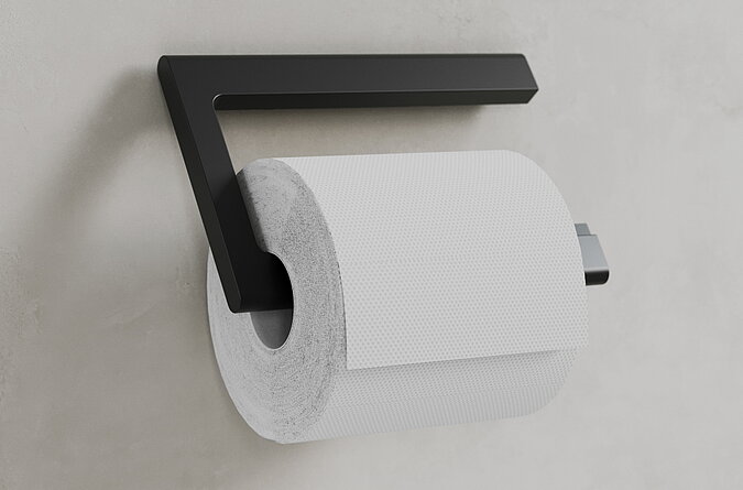 MyStar Toilettenpapierhalter, mattschwarz