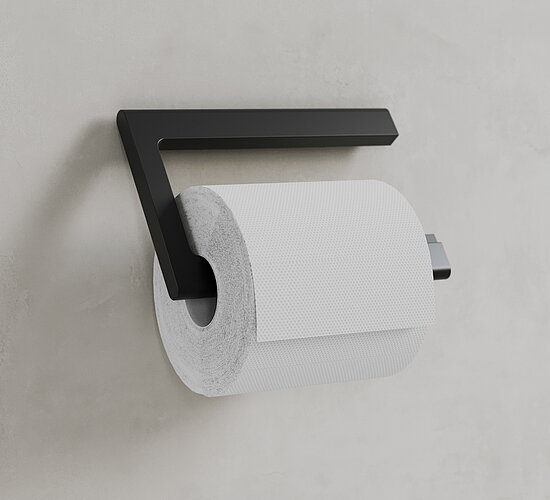 MyStar Toilettenpapierhalter, mattschwarz