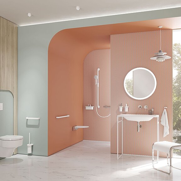 Barrierefreies Bad mit HEWI System 800