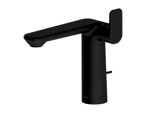 © FOR FOR Leano Waschtischarmatur Schwarz matt