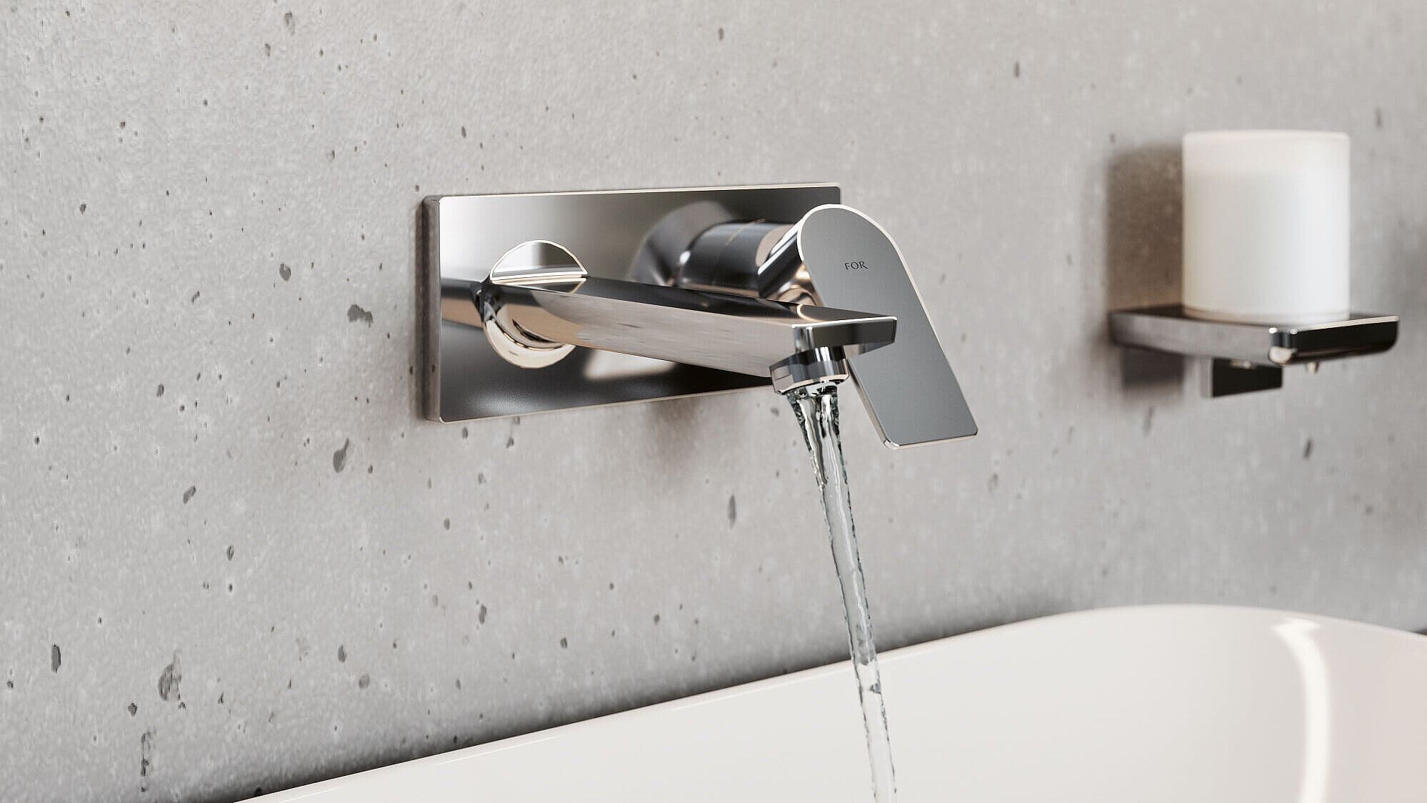 FOR MyStyle Waschtischarmatur Seifenspender chrom