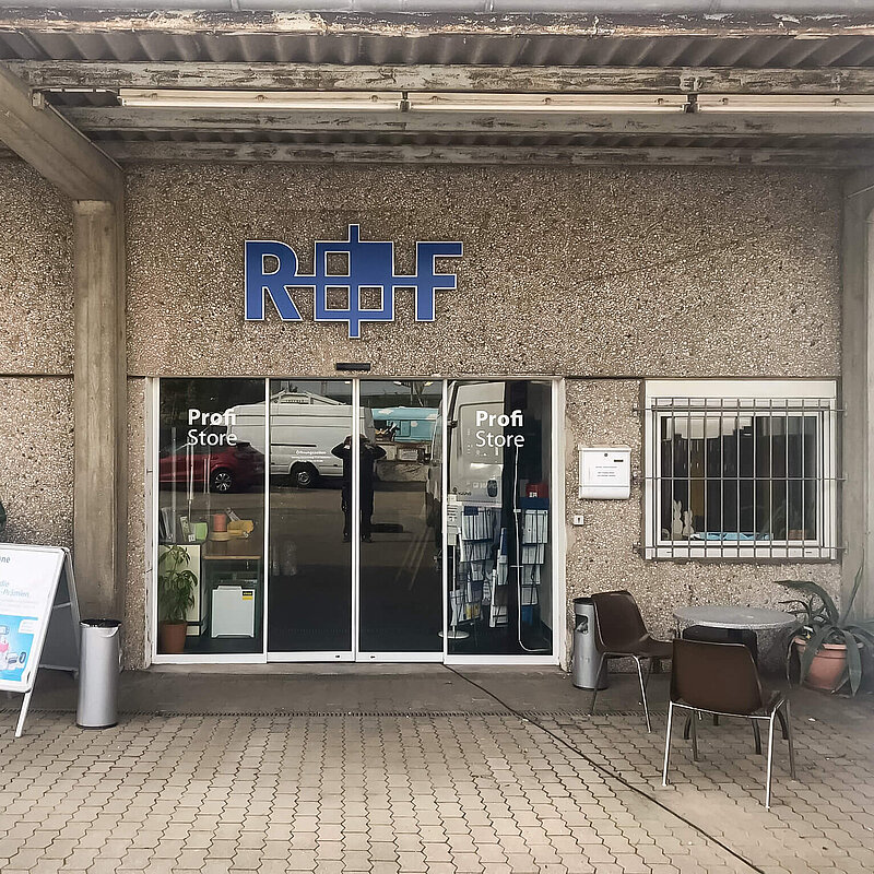 Richter+Frenzel ProfiStore Pulheim, Eingang