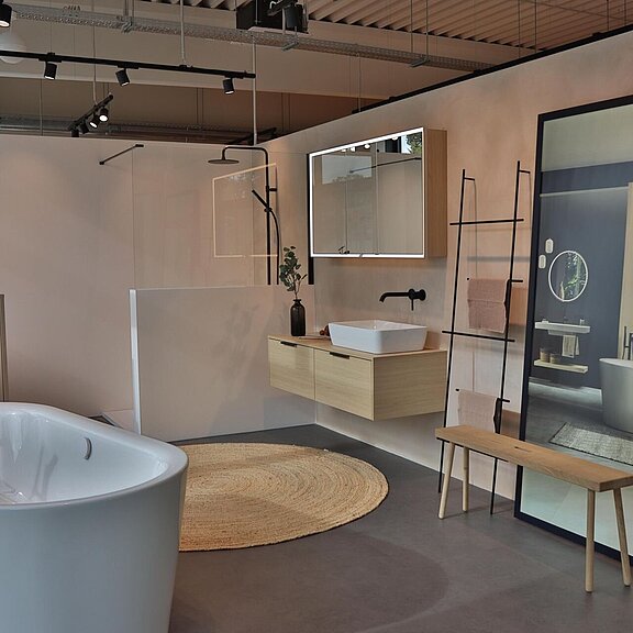 Richter+Frenzel BäderStore Düren, Badausstellung, Musterbad
